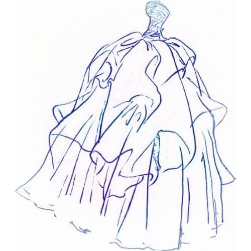 PANFELOU Dream dresswedding Scrapbooking DIY Embossing Valentines Day card paper dies cutting die stencils punch Metal