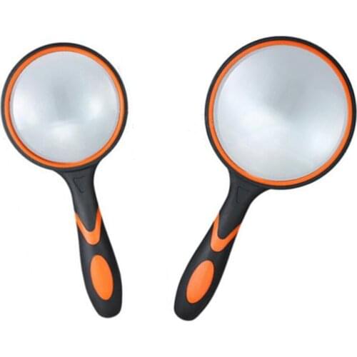 Portable Handheld Magnifier for Jewelry Newspaper Book Reading High Definition Eye Loupe Glass