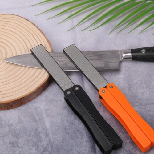 Portable Double Side Whestone for Pocket Folding Knife Sharpening Stone Sharpener Diamond afilador de cuchillo aiguiseur couteau