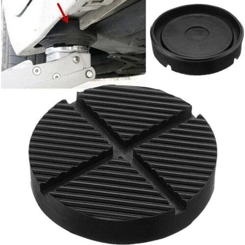 Universal Car Parts Rubber Jack Support Block Frame Protector Jack Adapter Lift Rubber Pad Black Rubber Slotted Floor Jack Pad