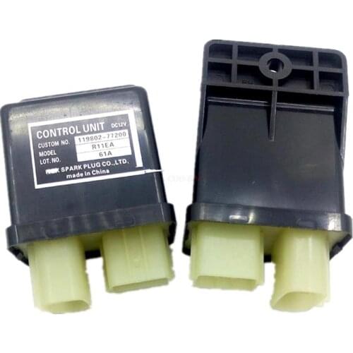 Excavator start safety relay preheat start the motor relay excavator accessories For YANMAR sunward 119802-77200 12V