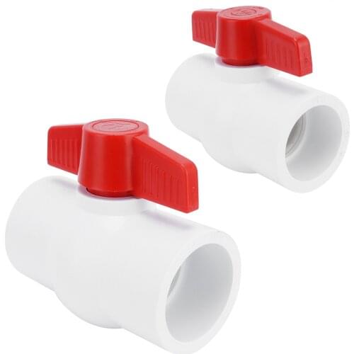 Agricultura lead pistol PVC Ball Valve Shut-off Valve Water Pipe Fitting for Garden Irrigation Aquaculture Sprinkler pvc