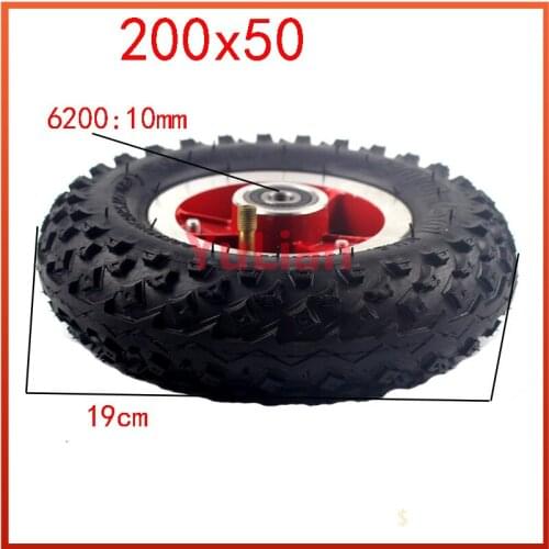 Mobility Scooter tire 200 x 50 (8x2) Solid Tire 200X50 Fits Gas Scooter Electric Scooter Vehicle 200 X 50
