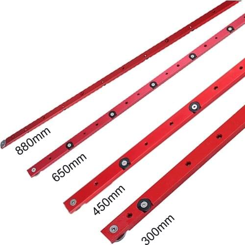 Bar Table Saw Gauge Rod Miter Gauge Slider Sliding Woodworking Tool Aluminum Alloy T-slot Woodworking T Slot Slider