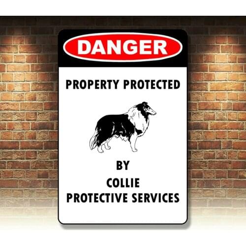 Collie Lover Parking Only Aluminum METAL Sign