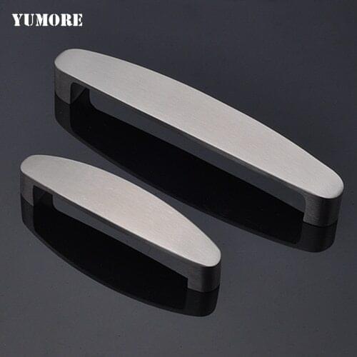 YUMORE Cupboard Handle Kitchen Cabinet Door Knob Wardrobe Drawer Pulls Bar Handle Furniture Hardware