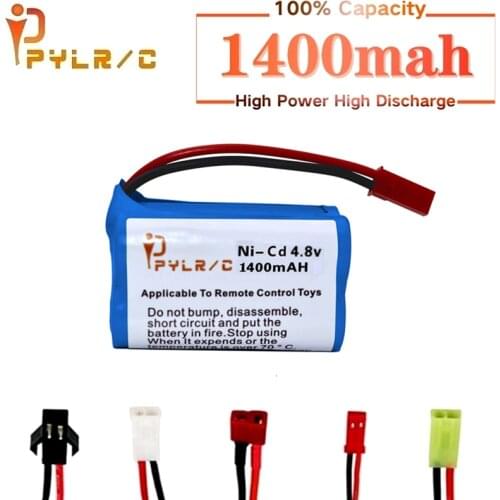 4.8v Rechargeable Battery For Rc toys Car Tanks Robots Gun 1400mah Ni-CD Battery AA 4.8v 1400mah Batteries Pack For Rc Boat 1PCS