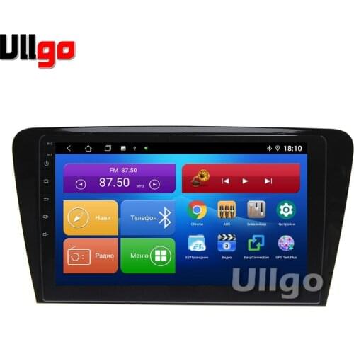 10.1 Inch Android Car Head Unit for Skoda Octavia A7 2013+ Autoradio GPS Multimedia with BT RDS Mirrorlink Wifi 4G LTE