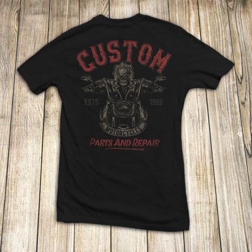 Bikers Custom Motorcycle Part And Repair MenS T Shirt 100% Cotton 2019 Men T-Shirt Fashion O-Neck Homme Tee shirt