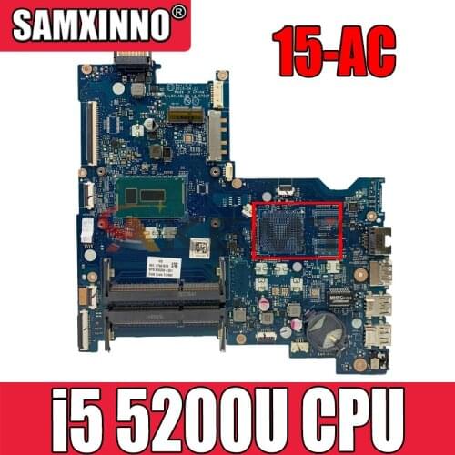 BDL50 LA-D703P/LA-C701P for HP 15-AY 15-AC Laptop motherboard CPU i5 5200U DDR3 100% test work