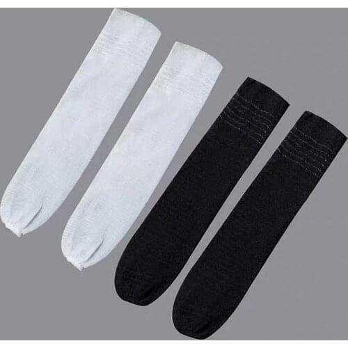 2000pairs white and black color socks disposable socks one time socks try on socks free shipping