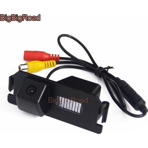 BigBigRoad Car Rear View Parking Camera For Hyundai I30 Rohens Solaris Genesis Coupe Elantra Verna Kia Soul K2 RIO Night Vision