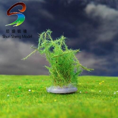 DIY Model Design For Grass Model Flower Flock Middle Green Color H:4cm