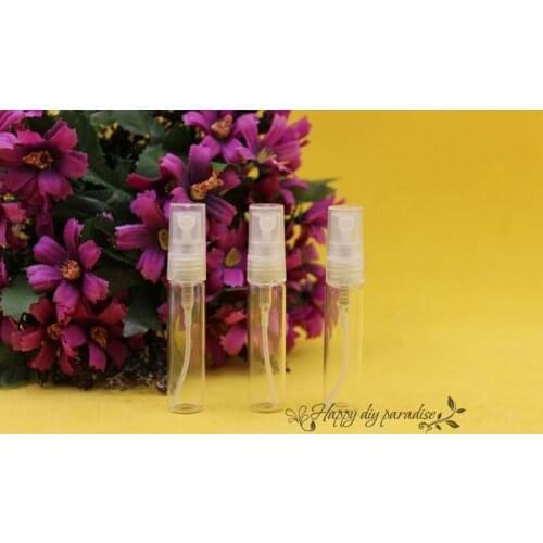 Clear Color 5ml tube bottle perfume spray bottle glass perfume bottle 20pcs/lot