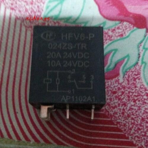HFV6-P 024ZS-TR relay 5 foot position
