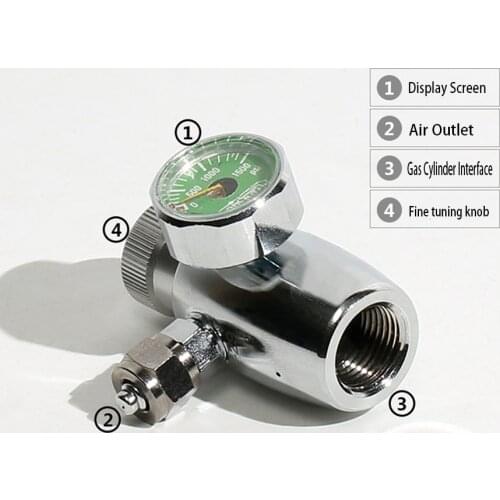 I-585 Table CO2 Single Regulator Disposable Cylinders Special Needle Type