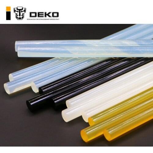 DEKO 10pcs Diameter 7mm Hot Melt Glue Stick Professional Length 180mm Hot Melt Glue Stick DIY Glue Gun Sticks Paste Tools