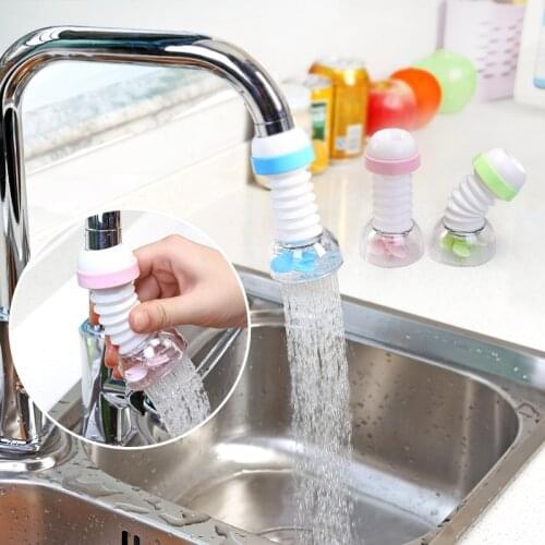 Creative kitchen faucet spray showers telescopic water water-saving shower nozzle belt filter filter in the kitchen