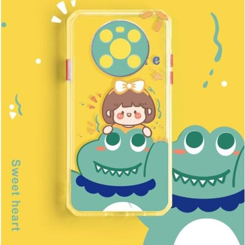 ASINA Soft TPU Case For Huawei Mate 40 30 Pro Cute Cartoon Transparent Cover Bumper For Huawei Honor 30 Pro View 40 Funda Coque