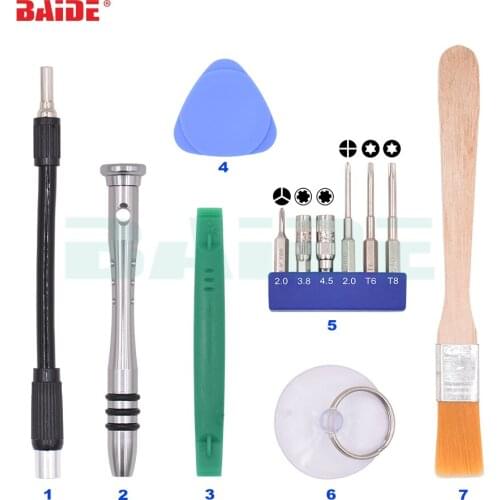 Combination Screwdriver Kit Wtih Extension Tube 3.8 4.5 Security Bit Disassemble Tool Set For Switch NS NX NES SNES 50set