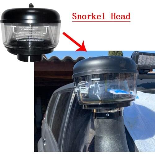 3 Inch 77mm Water Trap Snorkel Head Air Ram Head Pre Cleaner Air Flow Car Snorkel Head Snorkel Ram Sand Cup For Toyota Nissans