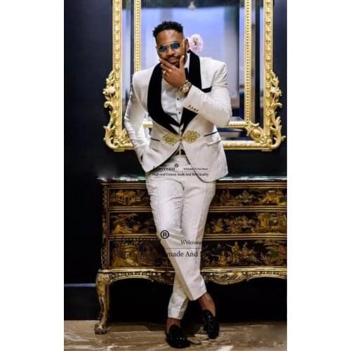 New Men Wedding Tuxedos Black Velve Lapel One Button Groom Tuxedos Men Dinner/Darty Dress 3 Pieces Suit ( Jacket+Pants+Tie)