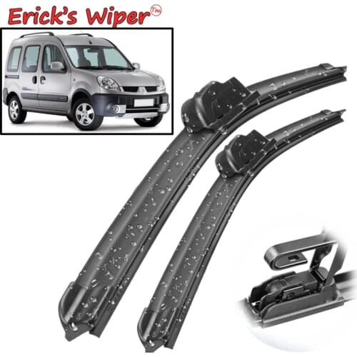Ericks Wiper Front Wiper Blades For Renault Kangoo Mk2 ( 2 Rear Doors ) 2008 - 2020 Windshield Windscreen Front Window 22"+22"