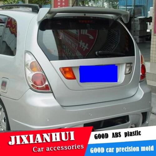 For liana Spoiler 2003-2009 Suzuki liana AERIO Spoiler ABS plastic Material Car Rear Wing Color Rear Spoiler