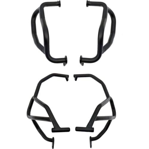 Motorcycle Upper Lower Engine Guard Crash Bar Protection For Honda CB500X 2019 Black