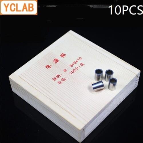 YCLAB 10PCS Oxford Cup Stainless Steel Antibiotic Titer Microbial Culture Ring Laboratory Biology Chemistry Equipment