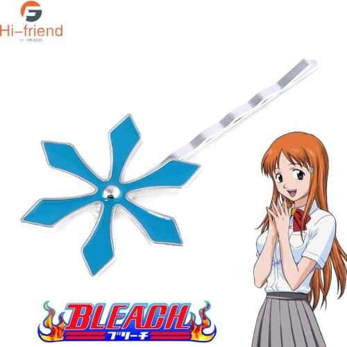 Japan Anime Bleach Inoue Orihime Hairpin Headwear Cosplay Kurosaki Ichigo Accessories Jewelry gift For Women
