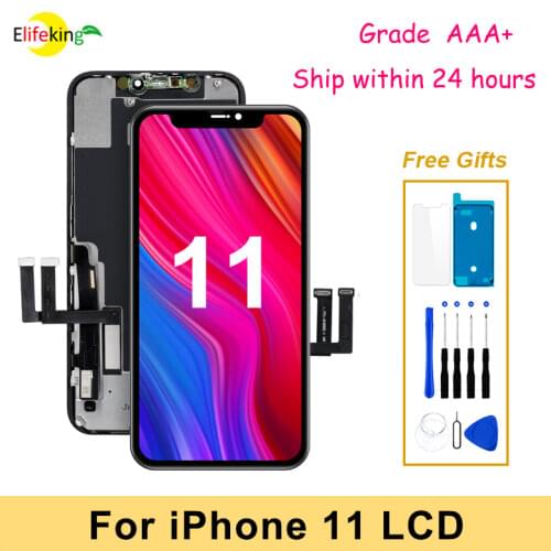 Ecran LCD For iPhone 11 Display TFT A2221 A2111 A2223 Touch Pantalla Replacement Digitizer Assembly 100% Tested With Free Gift