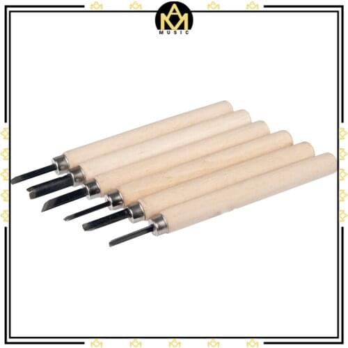 1Set-6PCS Knife Engraved Carpentry Tool For Violin Repair & Making Kit