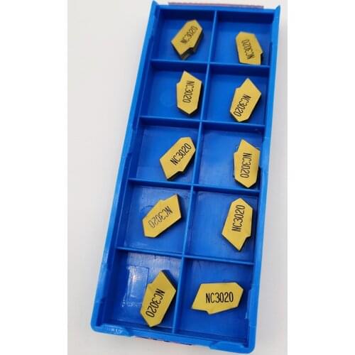 10pcs SP400 NC3020 GTN-4 Grooving Cut-Off Carbide Insertsgrooving carbide inserts CNC lathe cutter turning 4mm Width ZQMX4N11-1E