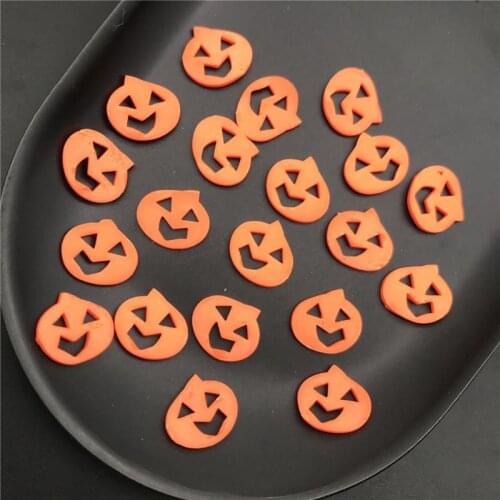 50g Pumpkin Polymer Clay Slices Sprinkles for Kids Diy,Craft/Scrapbook Decoration,Filler Polymer Clay Embellishments