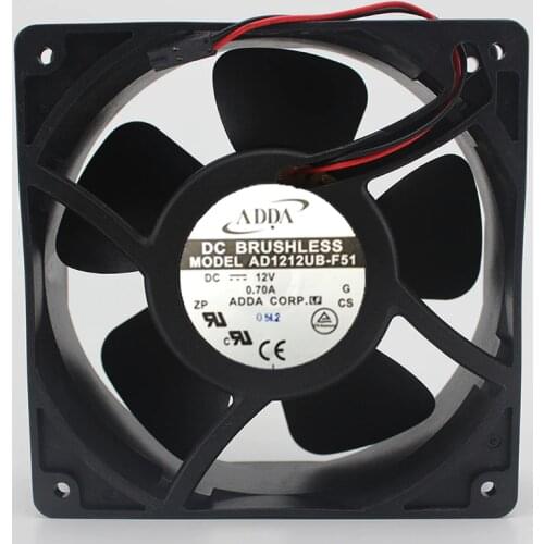 AD1212UB-F51 12038 12V 0.70A metal frame cabinet fan 6 Month Warranty