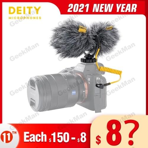 Aputure Deity V-Mic D4 Duo Microphone Mini Portable Voice Recorder Dual Cardioid Interview Mic for Vlog Pocket Cam DSLR Camera