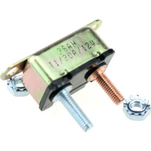 Auto Reset Circuit Breaker 30/40/50 AMP 12V Fuse Dual Battery for Car Caravan Boat Battery Overcurrent Protector Auto Recovery