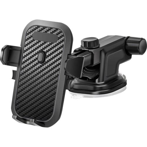 Car Suction Cup Mobile Phone Holder Navigation Bracket 360 Degree Rotation Car Telescopic Mobile Phone Holder For Auto Accessory