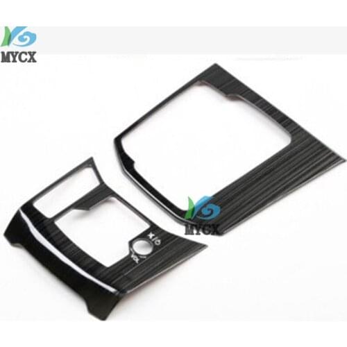 ABS Brushed Black Decoration Car-covers For MAZDA CX-5 CX5 2017 2018 Automatic Gearbox Car-Styling