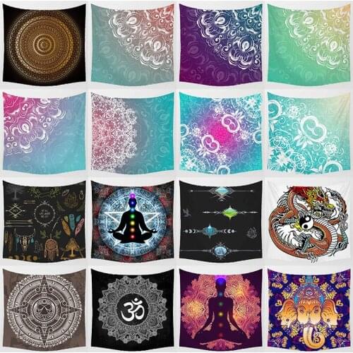 HD wall art tapestry big sea wave thirty points feather background wall decor square middle size wall hanging tapestry