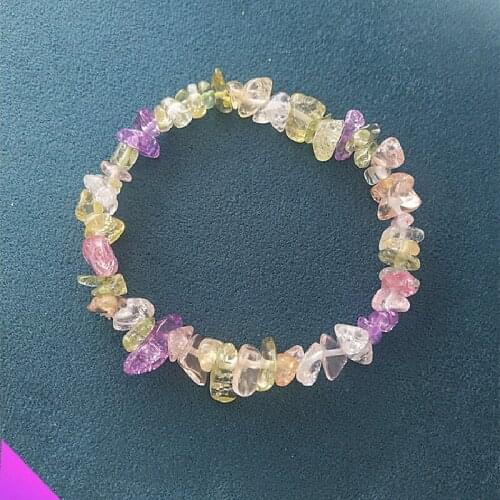 Colorful Beaded Bracelets Romantic Sweet Crystal Glass Ladies Bracelet Jewelry Gift New 2021