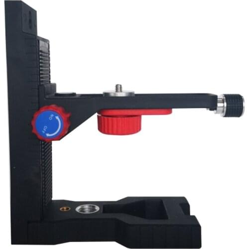 L-shape Laser Level Adapter Magnetic Pivoting Base Compatible with Wall Ceiling Mount Height Adjustment Level Bracket