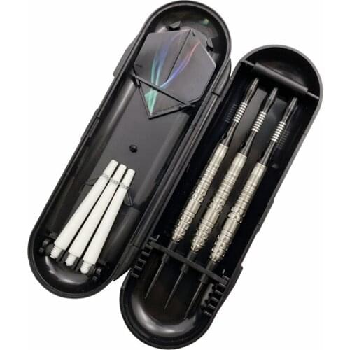 3pcs 85% Professional Tungsten Steel Tip Darts 23g Precise Barrel with Dart Case Bar KTV Party Darts Game