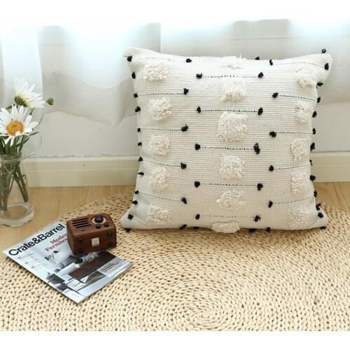 Moroccan Style cushion cover Tassels Embroidery Pillow cover for Home decoration Sofa Bed Decorative Pillowcase 45x45cm/30x50cm