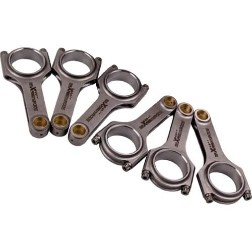 Connecting Rod for Audi A4 A6 RS4 quattro 2.7T Bielle Con Rods Rod 154mm 800HP ARP2000 Bolts 6PCS