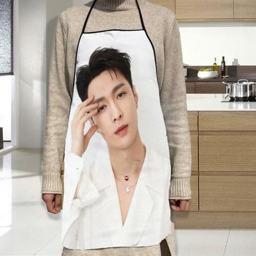 Lay Apron Grill Kitchen Chef Apron Professional for BBQ, Baking, Cooking for Men Women 68X95cm