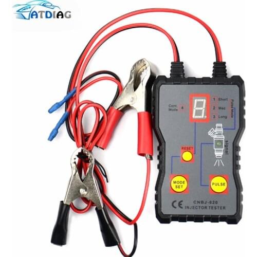 Fuel Injector Tester 4 Pluse Modes Fuel Injector Flush Cleaner Adapter Cleaning Tool Kit