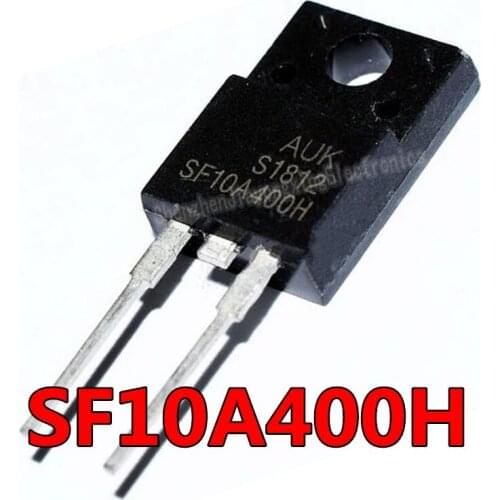 10PCS/LOT SF10A400H SF10A400 TO-220F New original spot hot sale