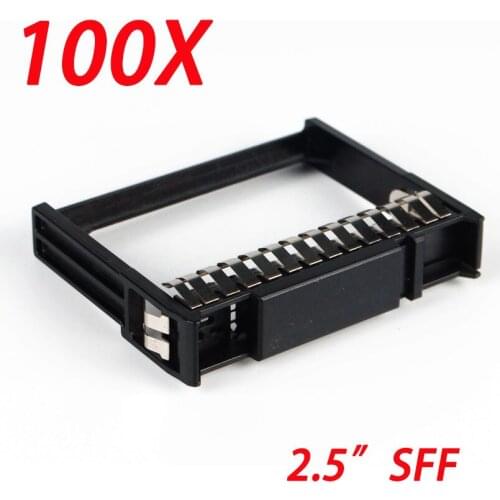 100pcs 2.5" SFF Hard Drive Blank Caddy Filler For HP G8 G9 DL360P DL380P 670033-001 652991-001 Bayblend Replace